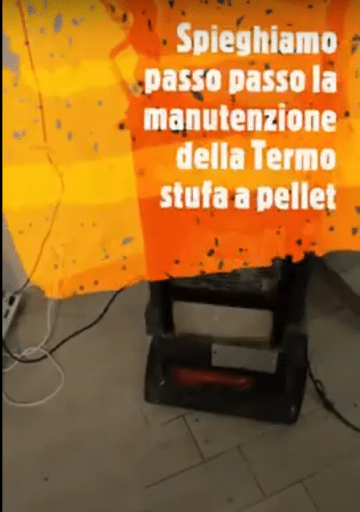 La manutenzione della Stufa o caldaia a Pellet, attività fondamentale per il corretto funzionamento.
